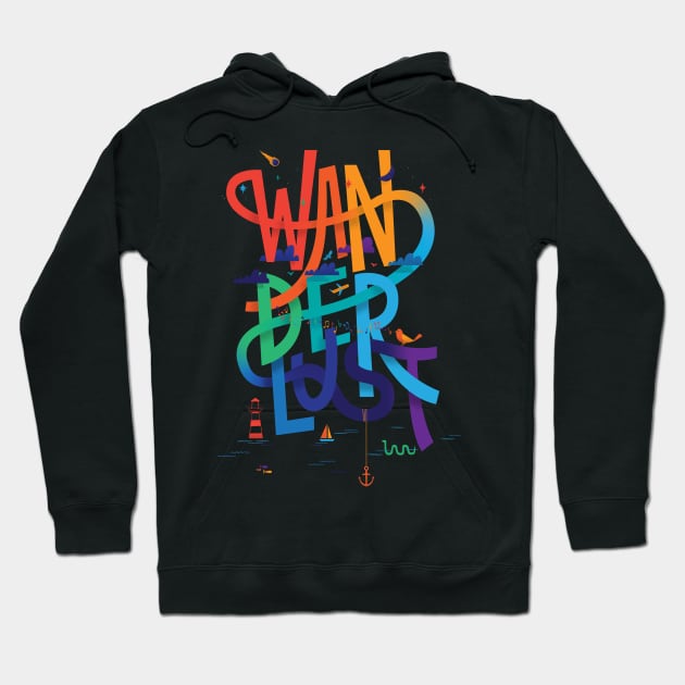 Wanderlust Hoodie by wharton